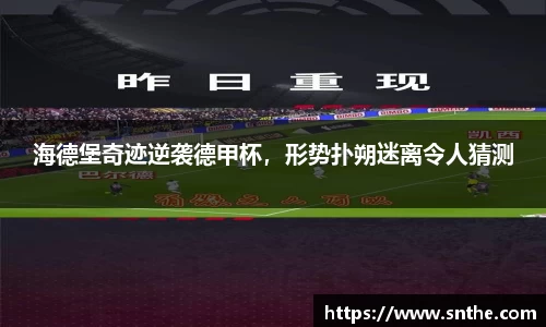 海德堡奇迹逆袭德甲杯，形势扑朔迷离令人猜测